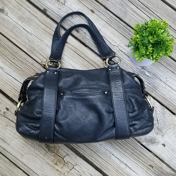 👜Michael Kors Austin black leather satchel - Picture 3 of 11